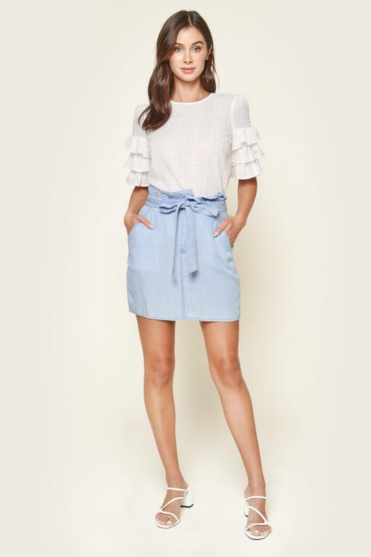 Brie Mini Skirt - Lovely Brielle