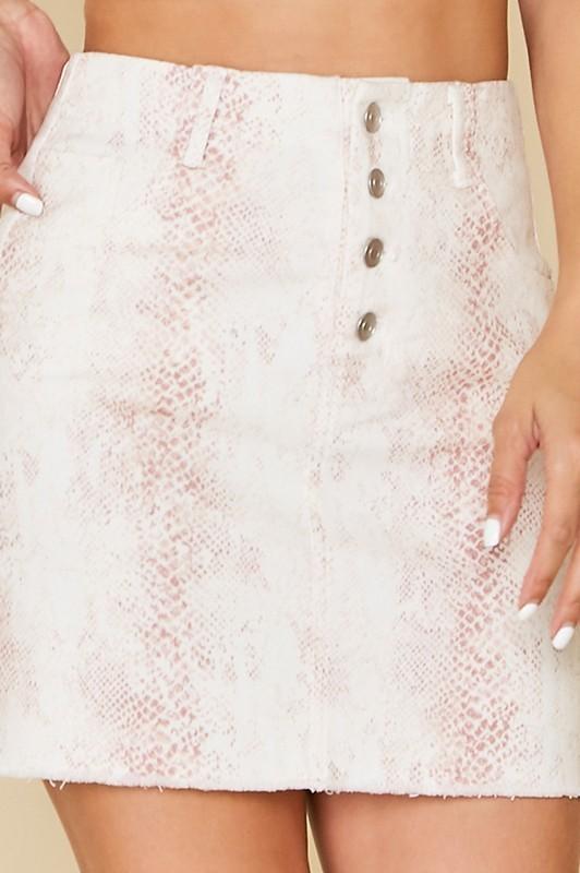 Tania Denim Mini Skirt - Lovely Brielle