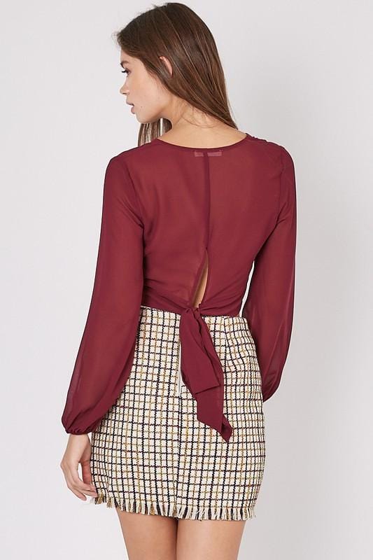 Miley Sheer Blouse - Lovely Brielle