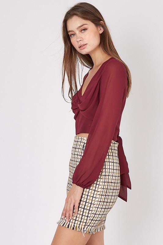 Miley Sheer Blouse - Lovely Brielle