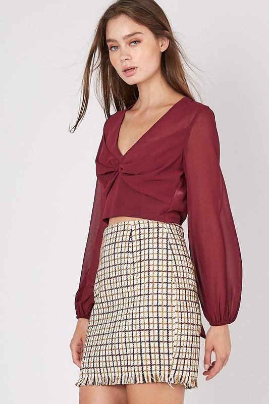 Miley Sheer Blouse - Lovely Brielle