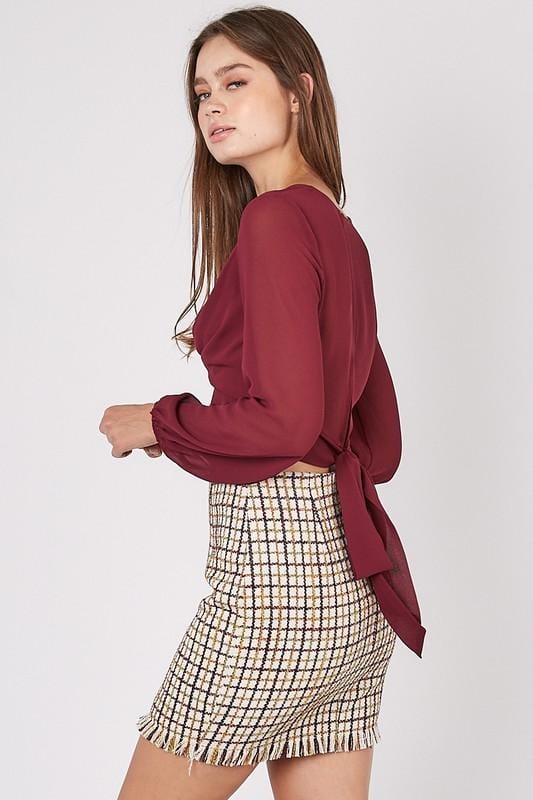 Miley Sheer Blouse - Lovely Brielle