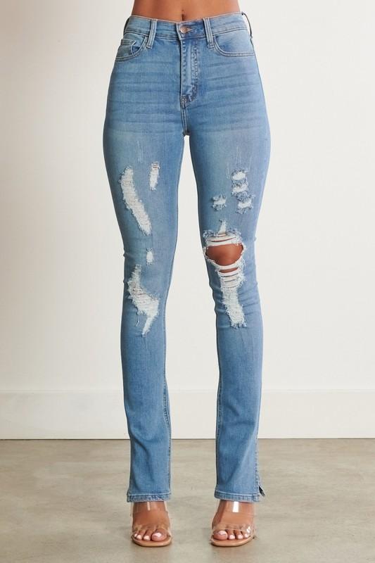Distressed Bootcut - Lovely Brielle
