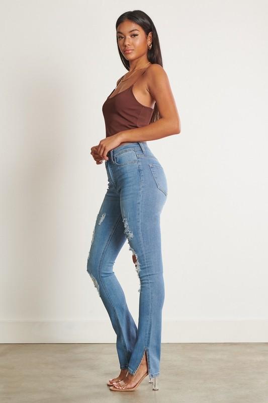Distressed Bootcut - Lovely Brielle