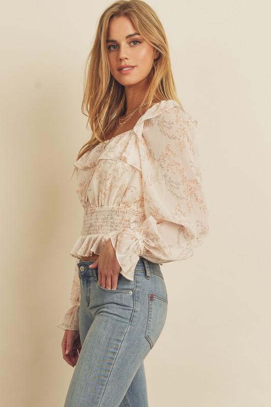 Mimi Floral Blouse - Lovely Brielle