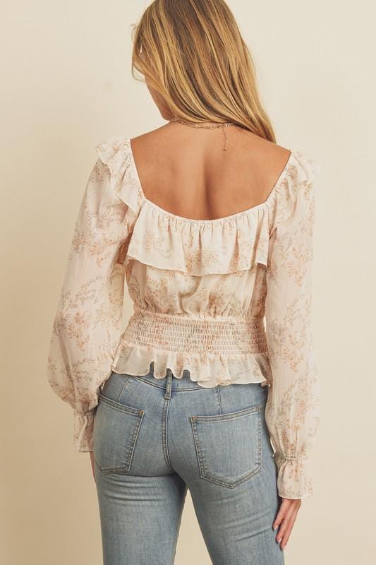 Mimi Floral Blouse - Lovely Brielle