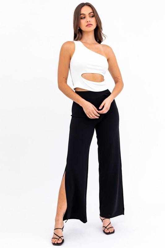 One Shoulder Cut Top - Lovely Brielle