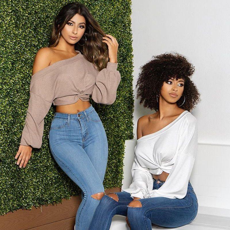 Oblique Shoulder Top - Lovely Brielle