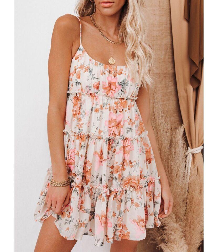 Ana Ruffle Cami Dress - Lovely Brielle