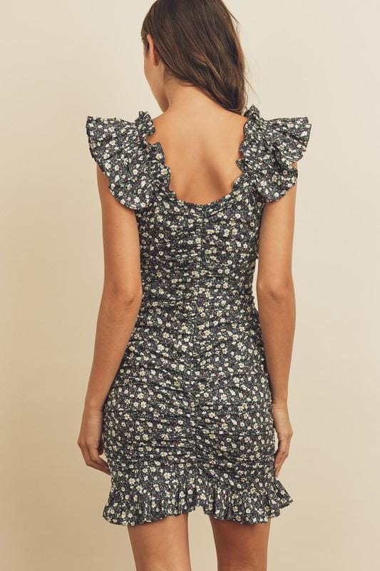 Daisy Ruched Dress - Lovely Brielle