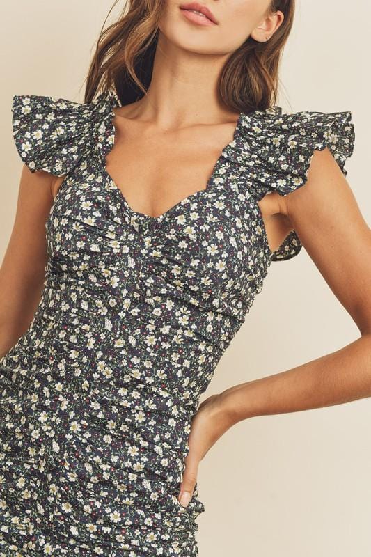 Daisy Ruched Dress - Lovely Brielle