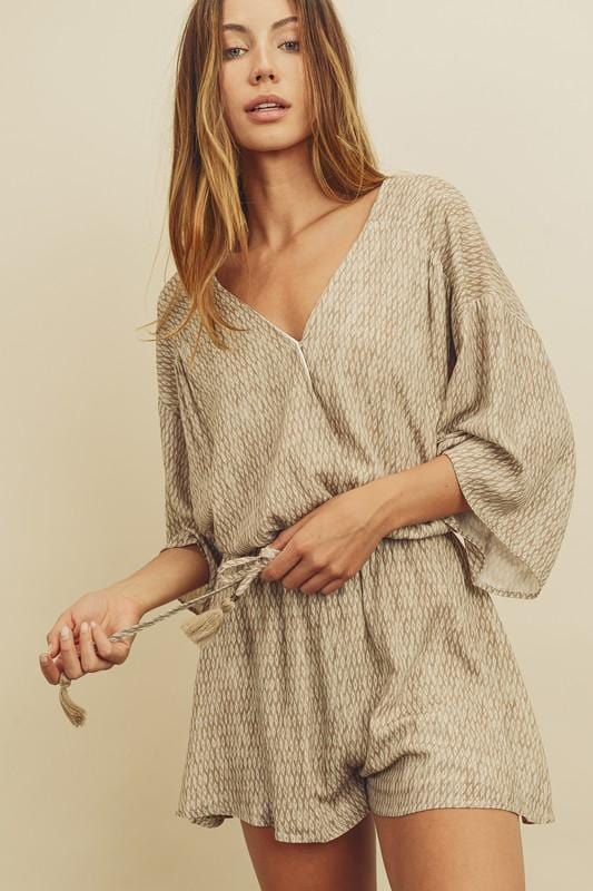 Meghan Ethnic Romper - Lovely Brielle