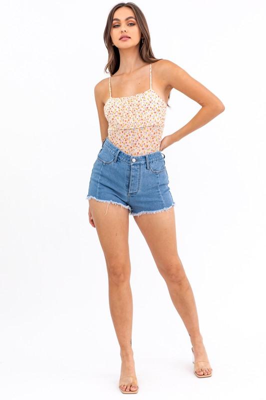 Serena Floral Bodysuit - Lovely Brielle