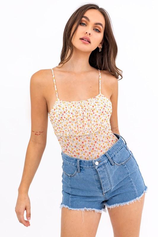 Serena Floral Bodysuit - Lovely Brielle