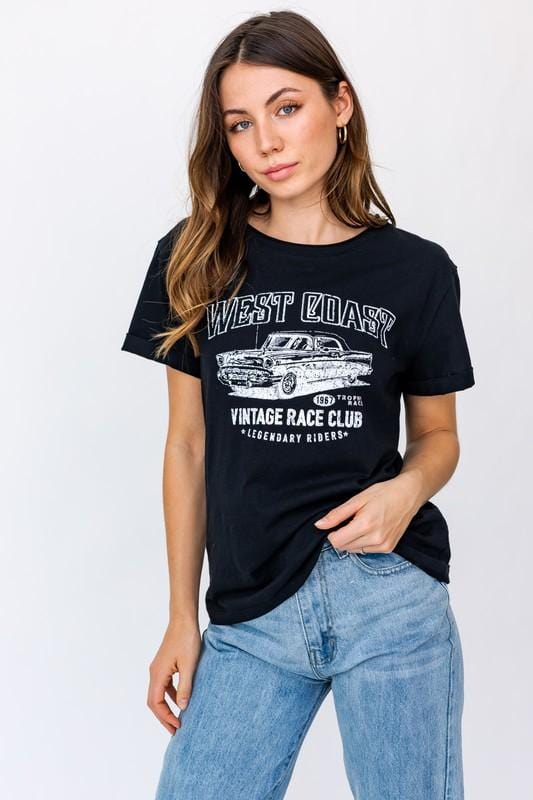 West Coast Vintage Tee - Lovely Brielle