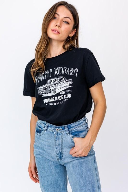 West Coast Vintage Tee - Lovely Brielle