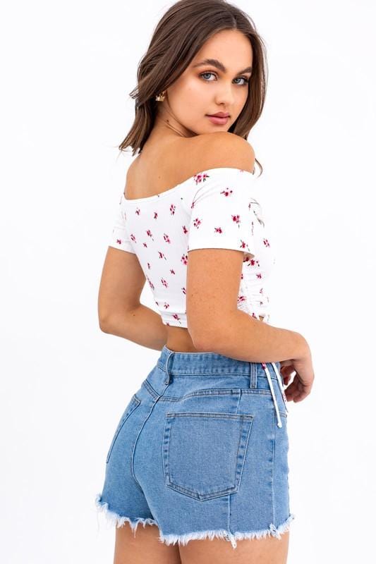 Hazel Ruched Top - Lovely Brielle