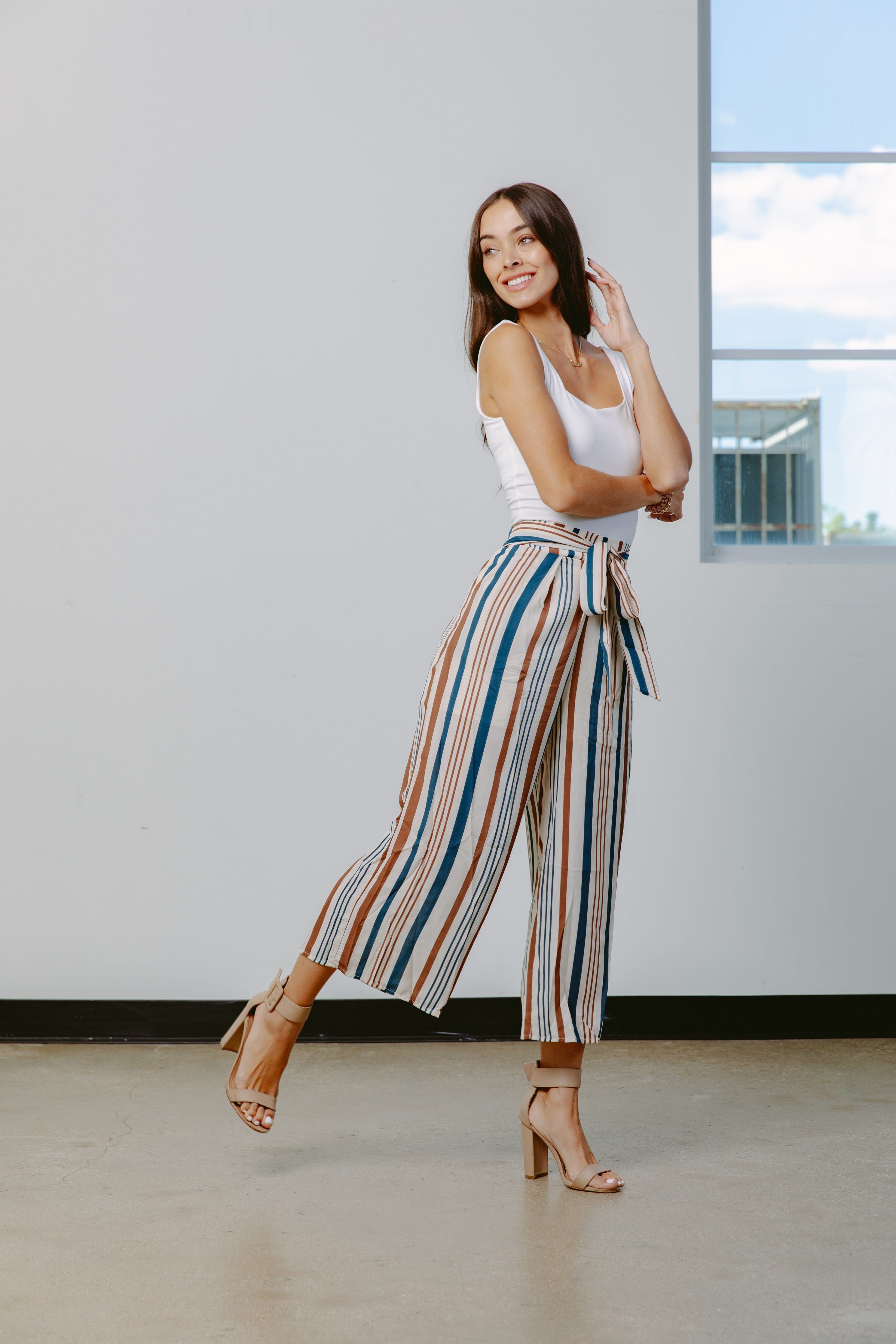 Marsha Stripped Pants - Lovely Brielle