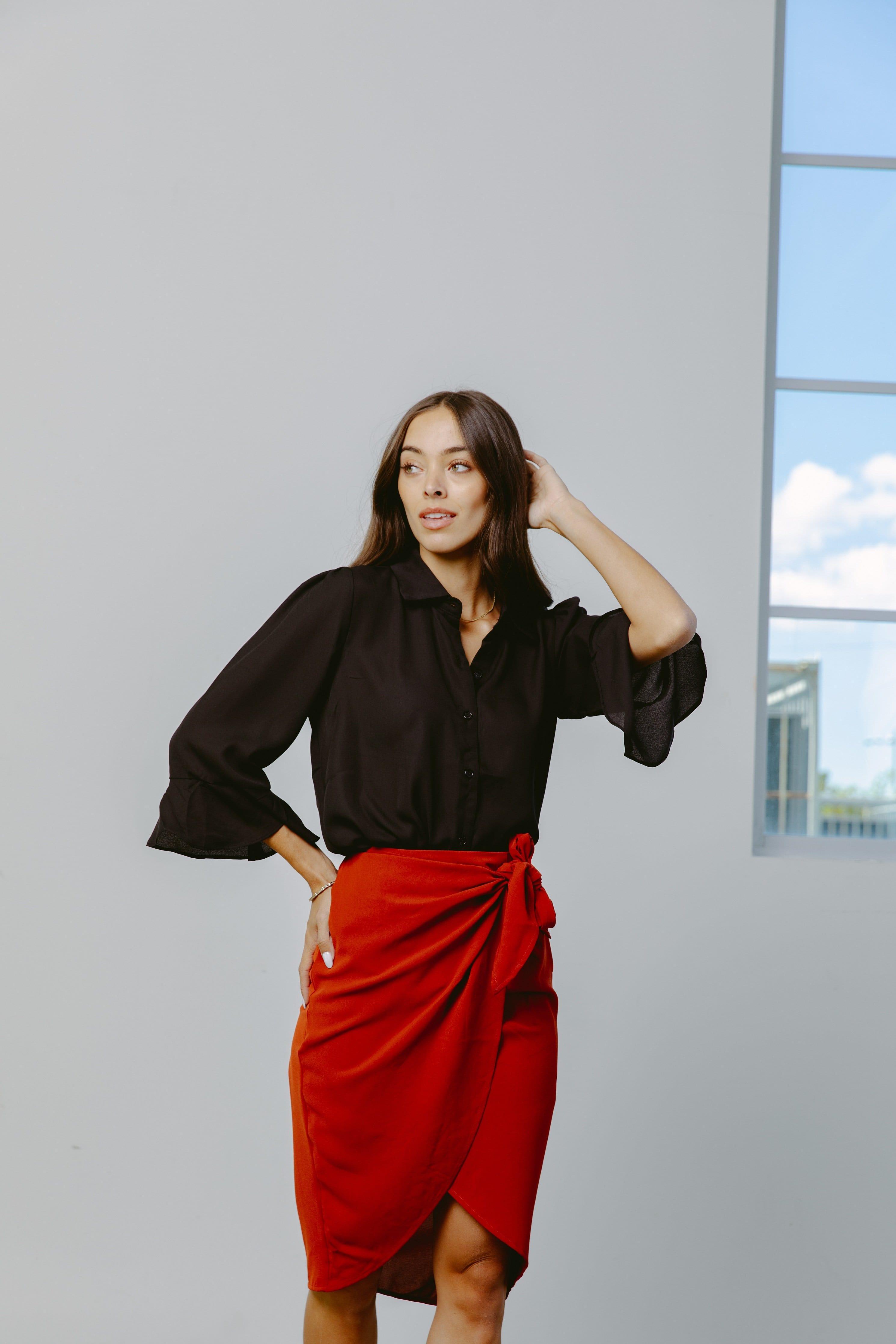 Sandy Midi Skirt - Lovely Brielle