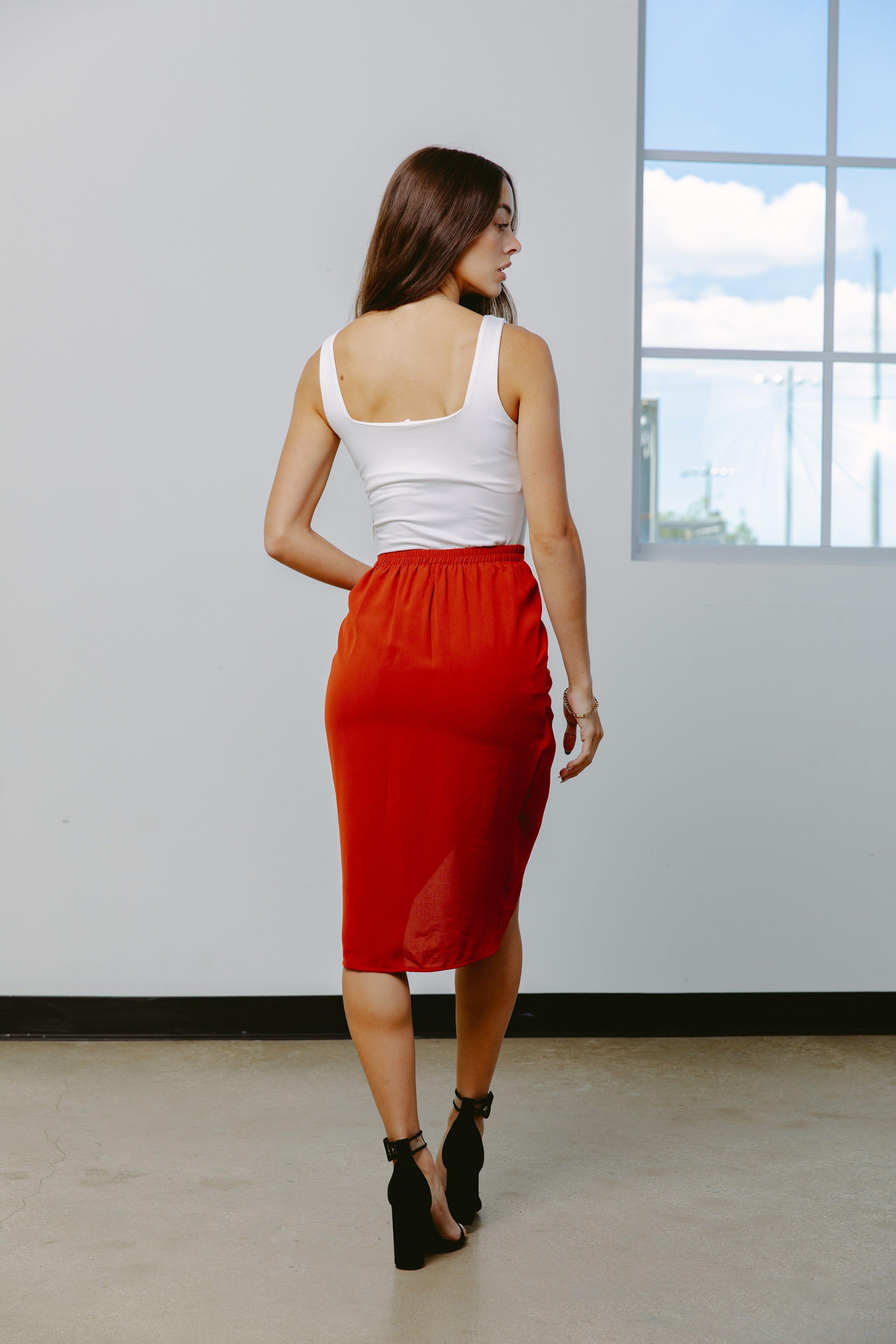 Sandy Midi Skirt - Lovely Brielle