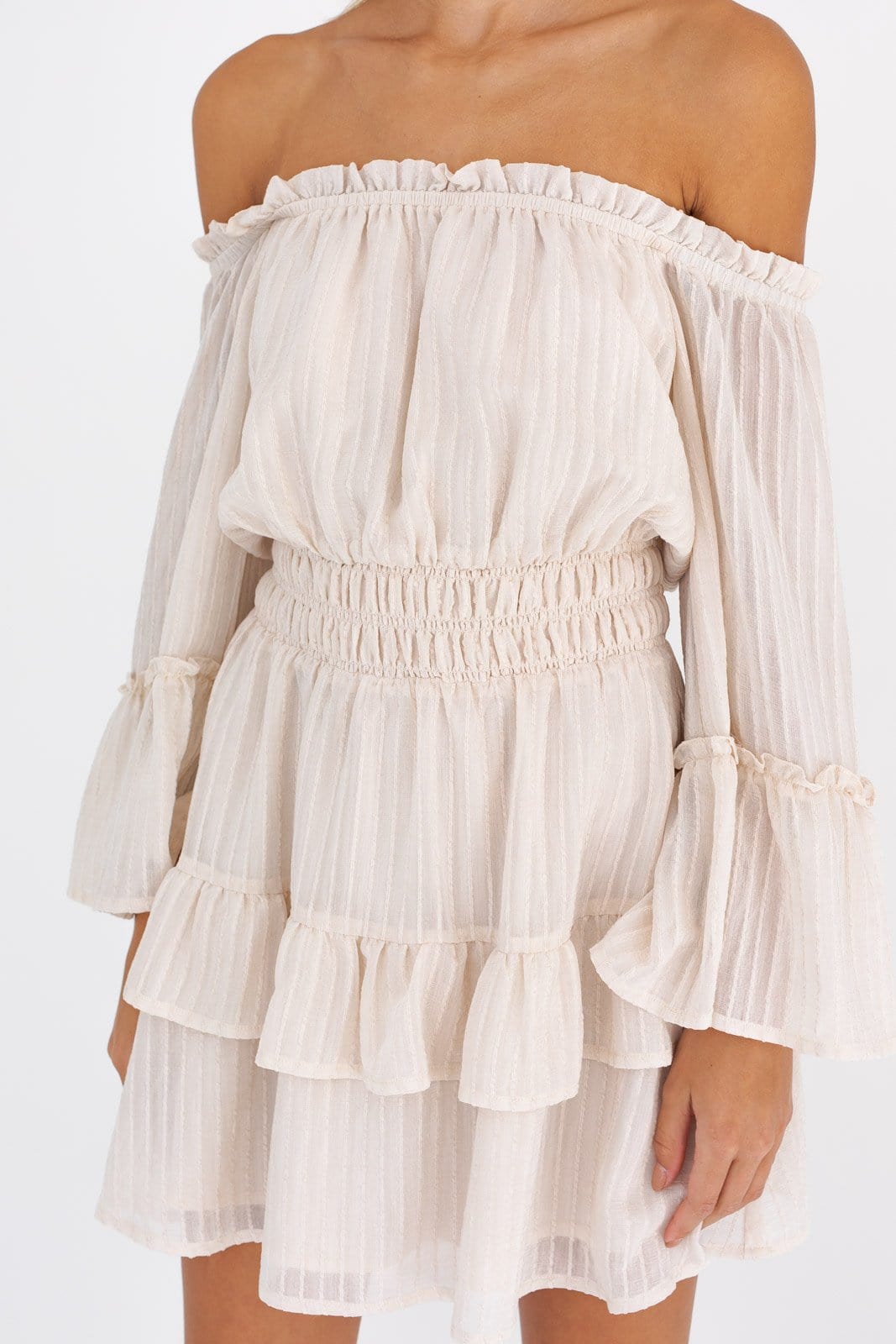 Jesse Ruffle Dress - Lovely Brielle