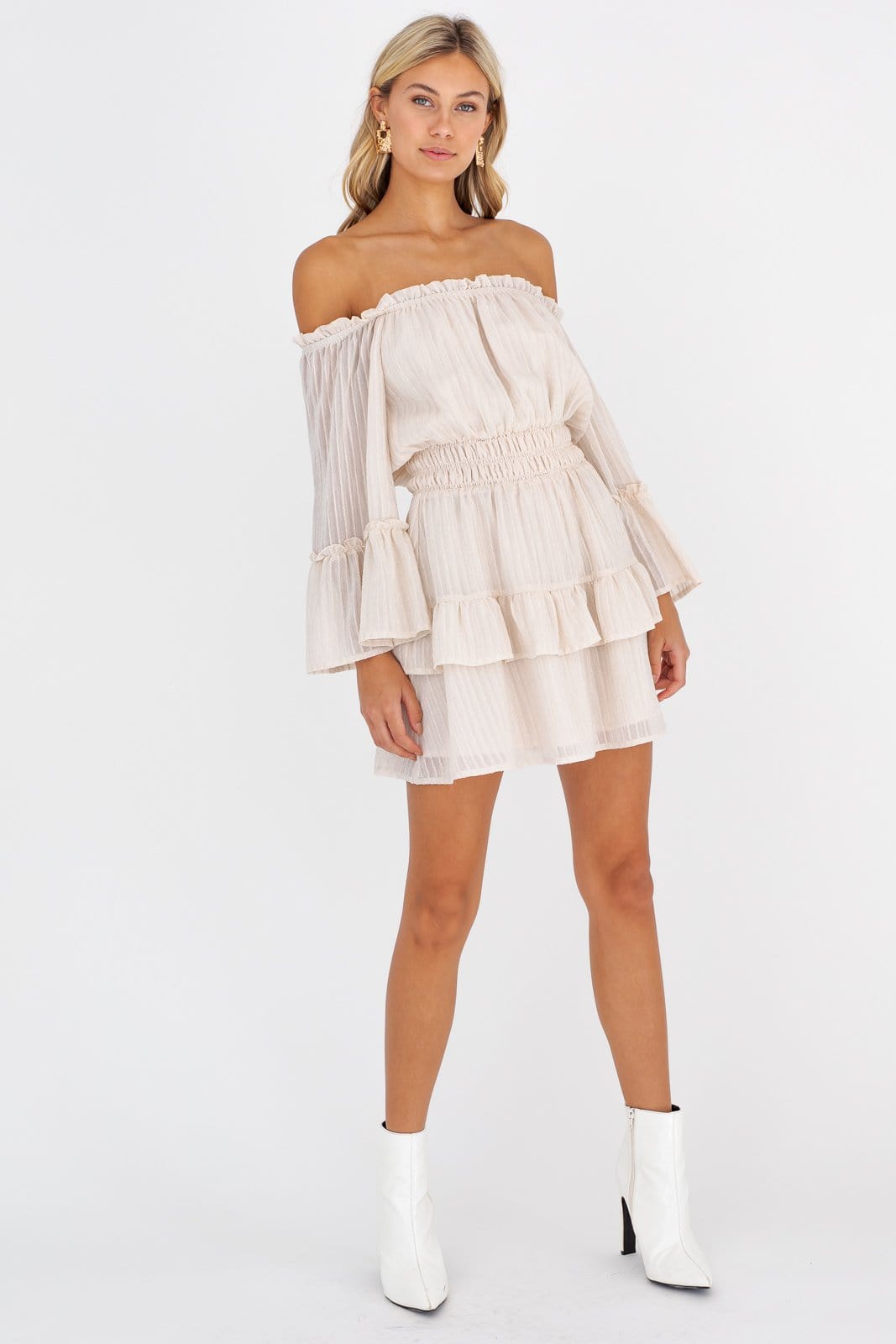 Jesse Ruffle Dress - Lovely Brielle