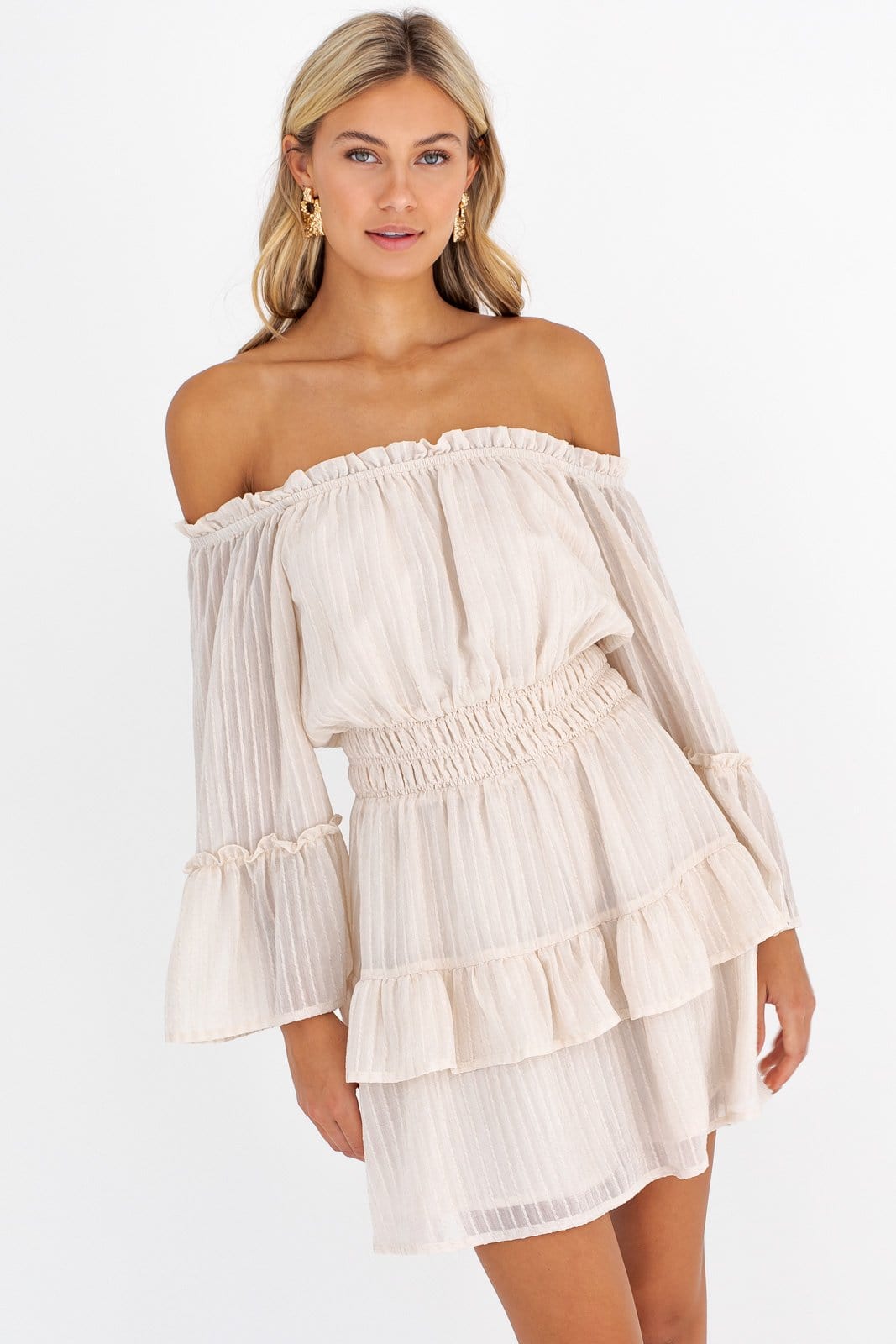 Jesse Ruffle Dress - Lovely Brielle