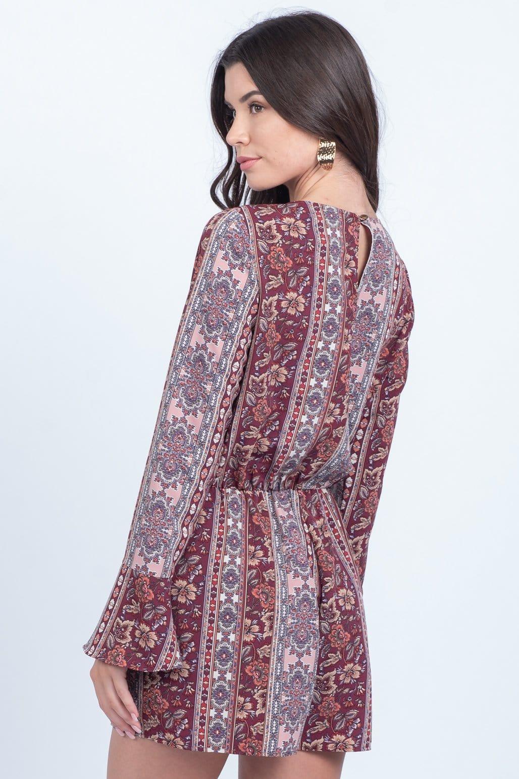 Still The One Bell Sleeve Romper - Lovely Brielle