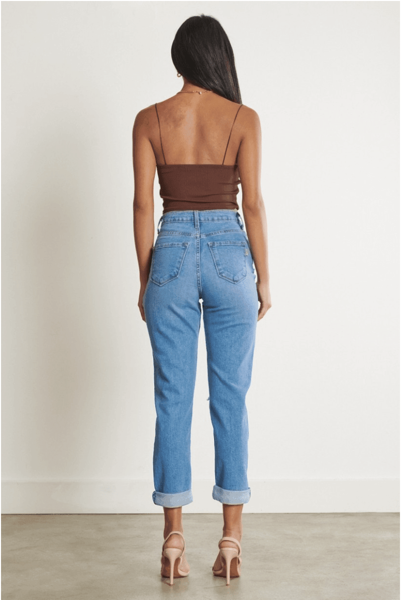 Donna Distressed Jeans - Lovely Brielle