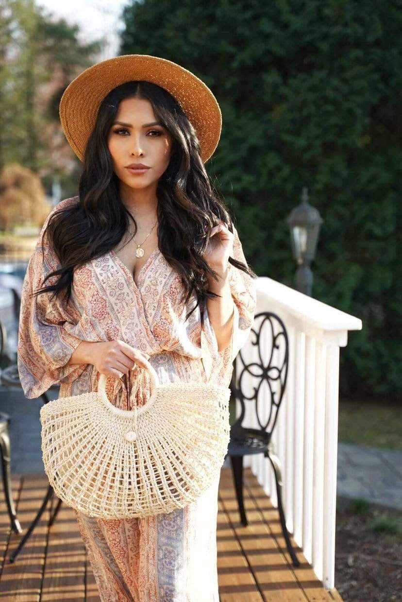 Paisley Kimono Jumpsuit - Lovely Brielle