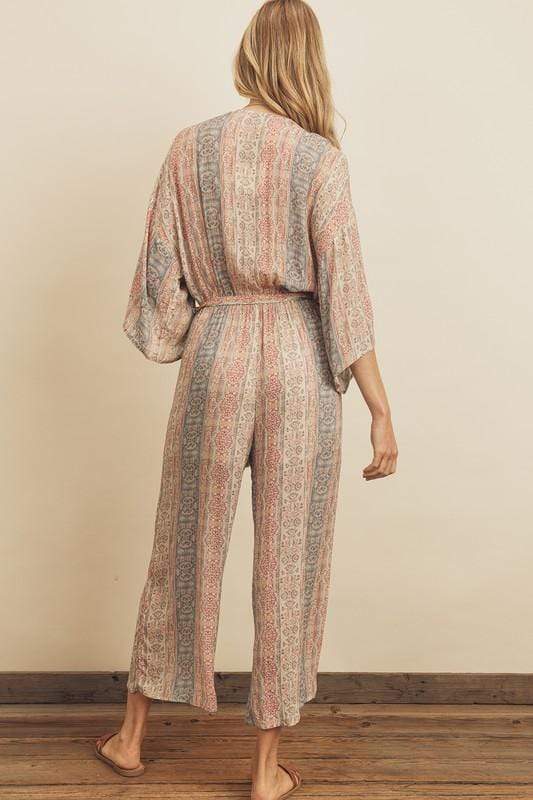 Paisley Kimono Jumpsuit - Lovely Brielle