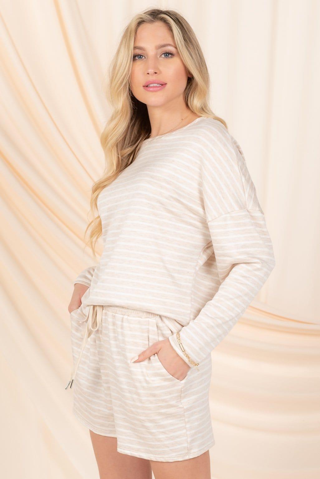 Let's Chill Striped Top - Lovely Brielle